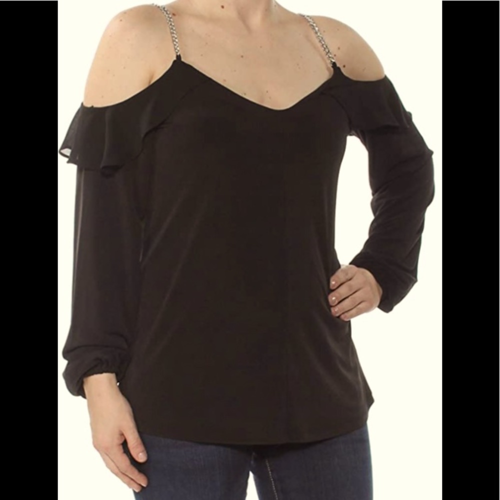 Michael Kors cold shoulder top